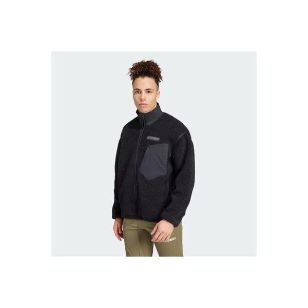 Adidas IZ4995 Terrex Xploric High Pile Fleece Siyah Erkek Outdoor Polar