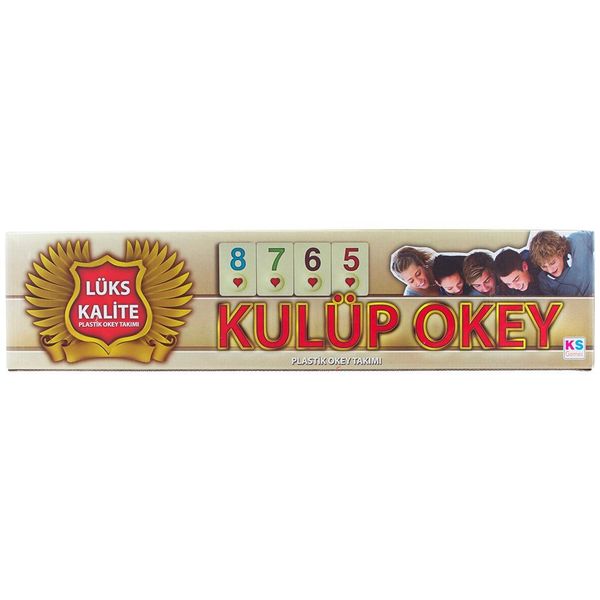 KS Games Plastik Okey Takımı 12 Yaş Üstü 4 Kişilik Kutu Oyunu