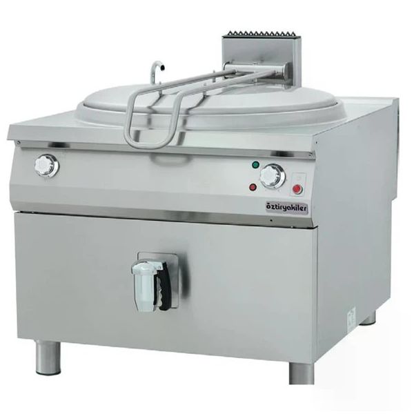 Öztiryakiler OTGIR 250 Silindirik Kazanlı 250 lt 100x110x85 cm İndirekt Gazlı Kaynatma Tenceresi