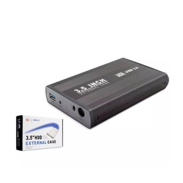 Hadron Hdx1756 Usb3.0 Metal Sata 3.5 İnç Siyah Hdd Kutu