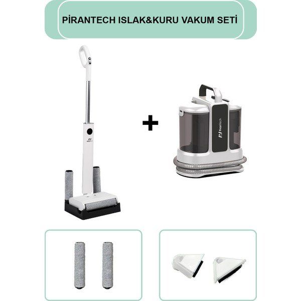 PiranTech KT-703 Beyaz Koltuk ve Halı Yıkama Makinesi