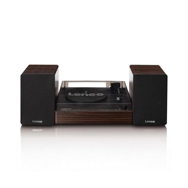 Lenco LS-200 Ahşap Harici Hoparlörlü Bluetooth Pikap