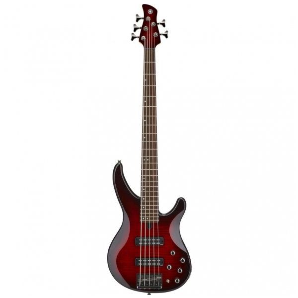 Yamaha TRBX605FM Translucent Dark Red Burst Bas Gitar