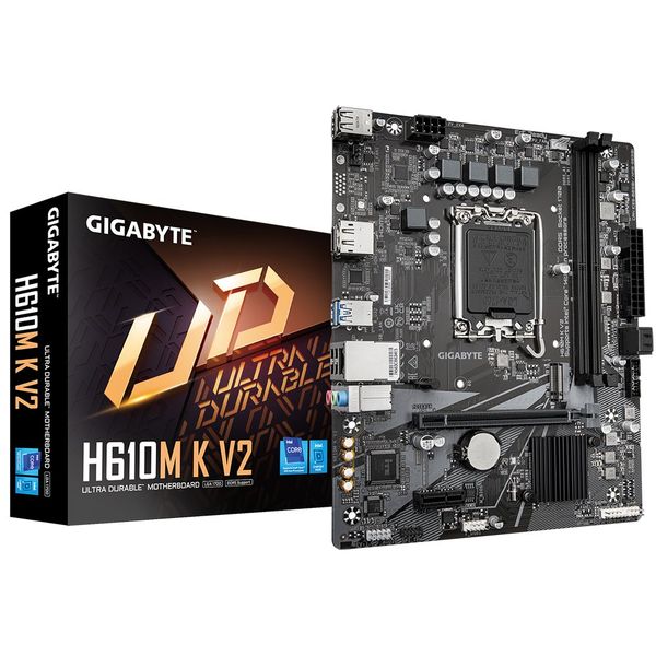 Gigabyte H610M K V2 DDR5 Intel LGA1700 Micro ATX Anakart