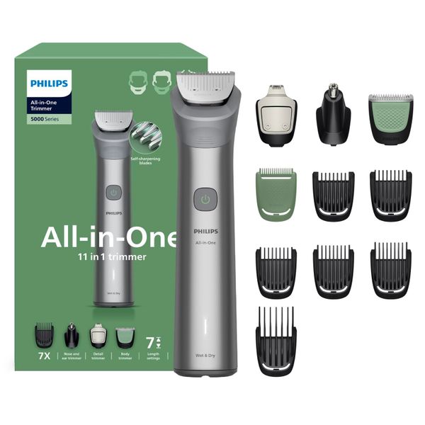 Philips 5000 Serisi MG5932/15 All-in-One Trimmer 11'i 1 Arada Erkek Bakım Seti