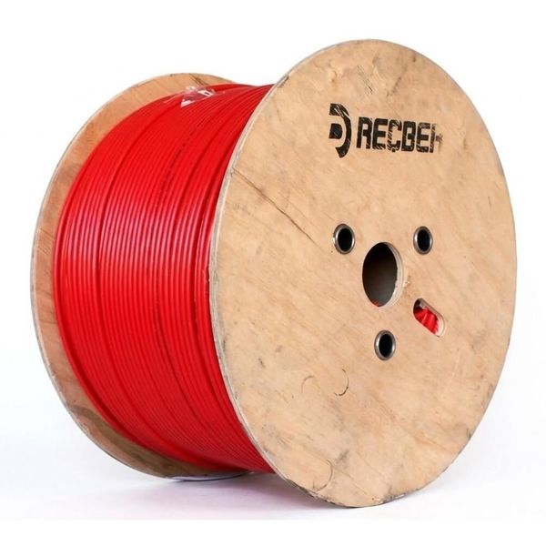 Reçber Fe180 112050 1x2x0.80 mm 0.80 mm 500 mt Yangın Alarm Kablosu