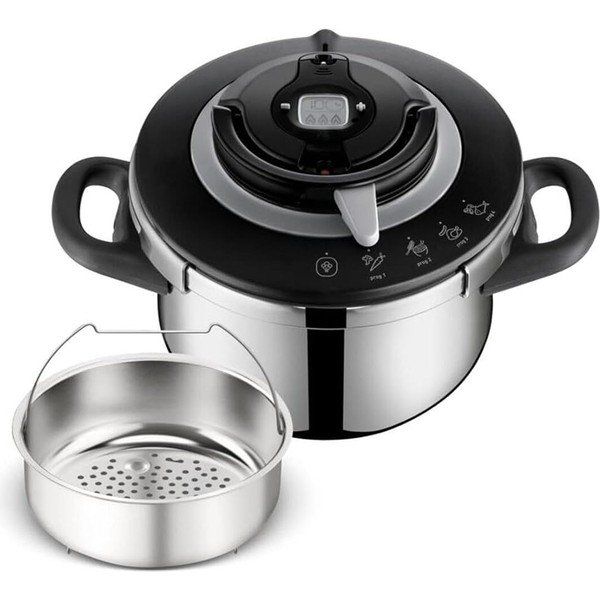 Tefal Clipso+ Chef 4.5 lt 4 Pişirme Programlı Düdüklü Tencere