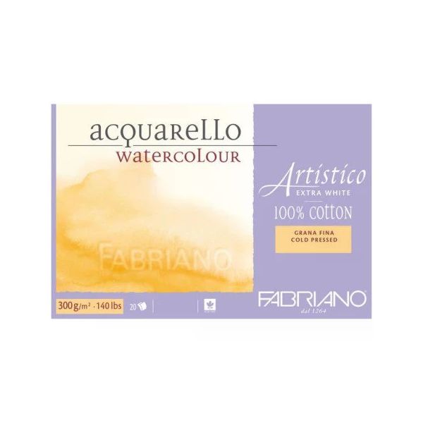 Fabriano Artistico Extra White 300 gr 20 Yaprak 26x36 cm Sulu Boya Kağıdı
