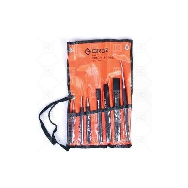 Groz KIT7BL1ST 7'li Pim Zımba ve Keski Takımı