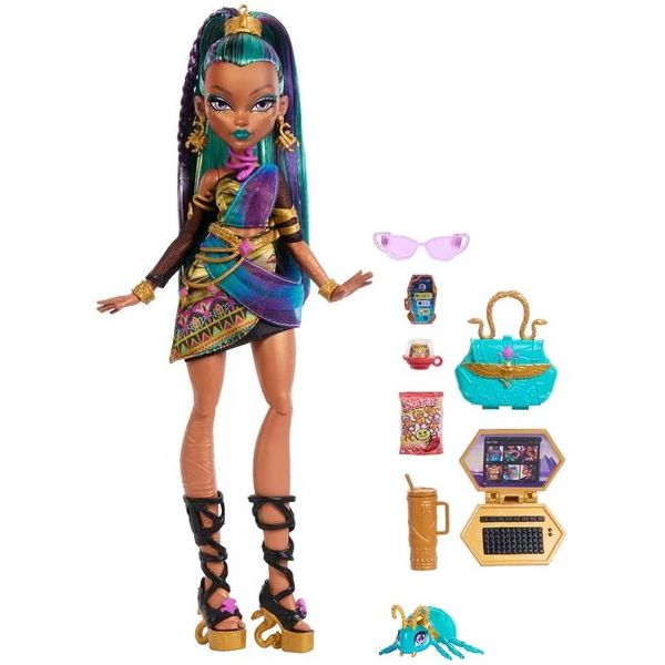 Monster High JDR48 Mumya Elbisesiyle Nefera De Nile Bebek