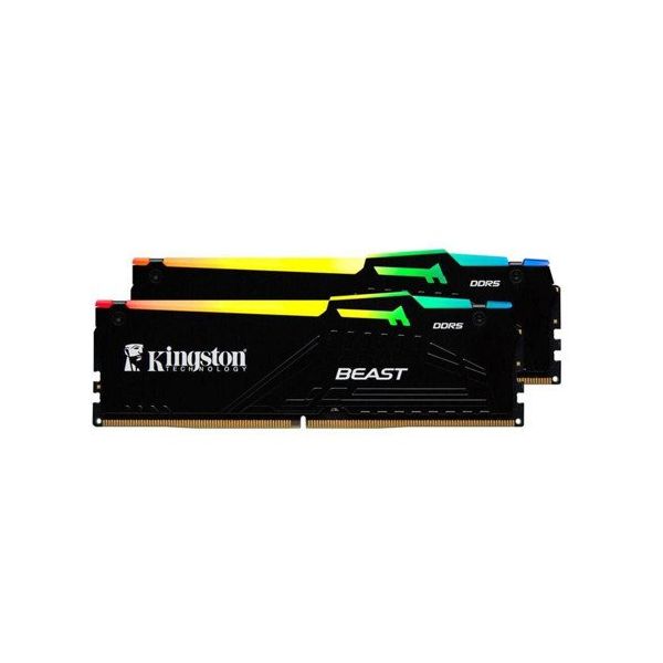 Kingston KF560C30BBEAK2-32TR Beast RGB Expo 32 GB DDR5 6000 MHz CL30 Masaüstü Performans RAM Kit