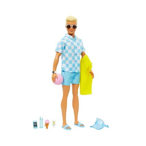 Barbie Ken HPL74 Plaj Günü Bebeği