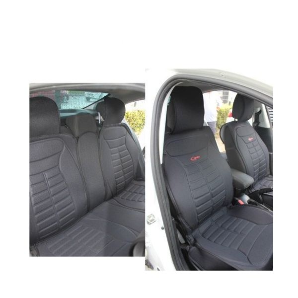 Volkswagen Tiguan Allspace Fivestar FS Gri Ön Arka 5'li Oto Koltuk Minderi Set