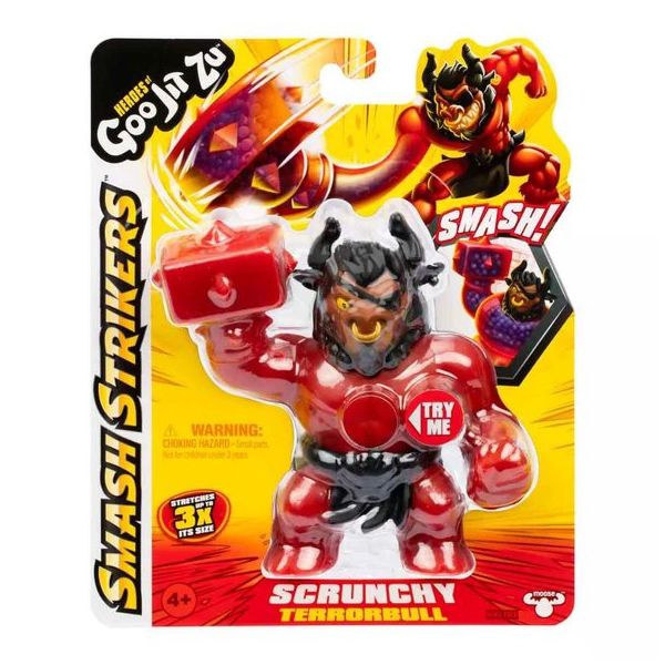 Goojitzu GJT57000 Scrunchy Terrorbull Smash Strikers Tekli Figür