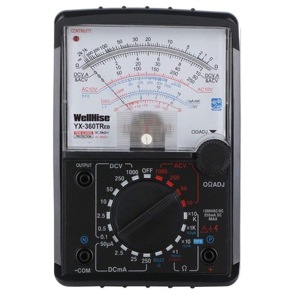 Wellhise YX360 Treb Analog Multimetre Ölçü Aleti Avometre