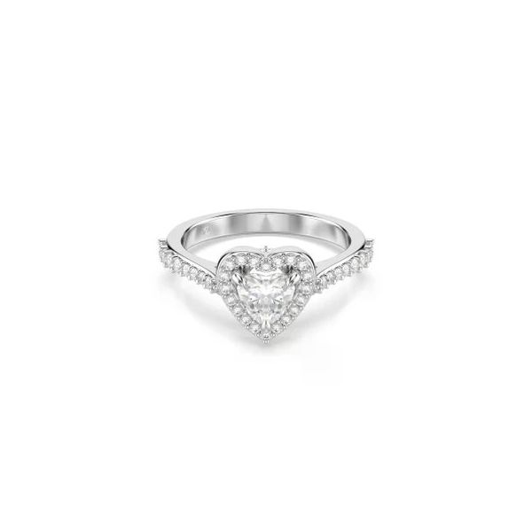 Swarovski 5744047 Una Ring Hrt White-Rhs 52 Yüzük