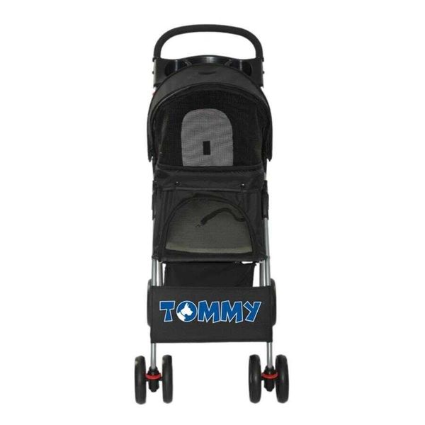 Tommy 80.5x45.5x101 Max 15 kg Siyah Evcil Hayvan Arabası