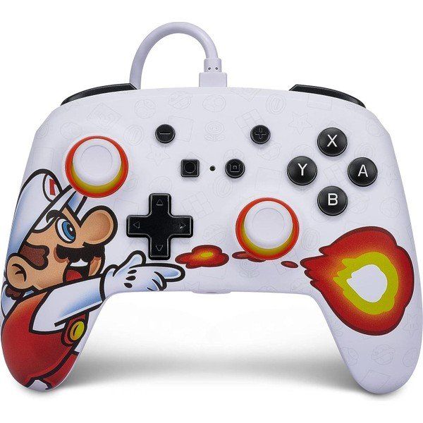 PowerA Fireball Mario Kablolu Nintendo Switch Oyun Kolu