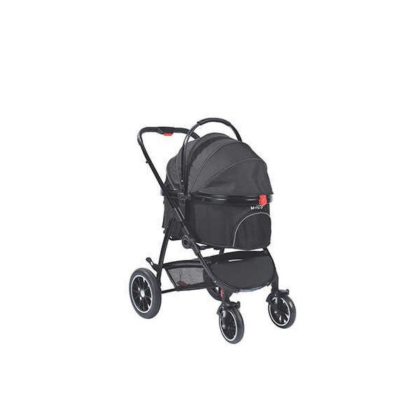 M-Pets Conquest Pet Stroller 71x57.5x101 cm Siyah Kedi ve Köpek Taşıma Arabası