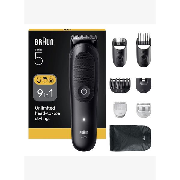 Braun AIO5540 Series 5 Saç Sakak Vücut 9'u 1 Arada Tıraş Kiti