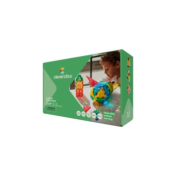 Cleverclixx Dome Pack Intense 47 Parça 3+ Yaş Manyetik Blok