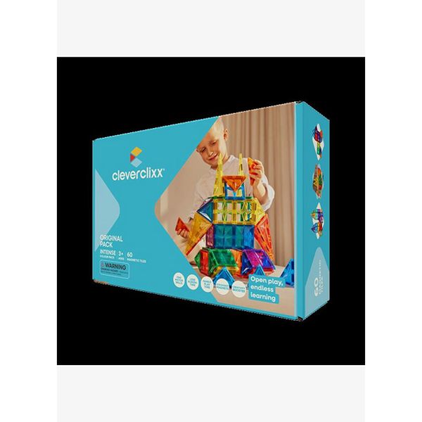 Cleverclixx Original Başlangıç Seti Intense 60 Parça 3+ Yaş Manyetik Blok