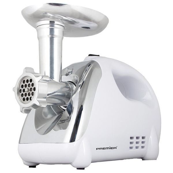 Premier PMG-1540 1500 W 2 kg/dakika 4 Diskli Et Kıyma Makinesi Beyaz