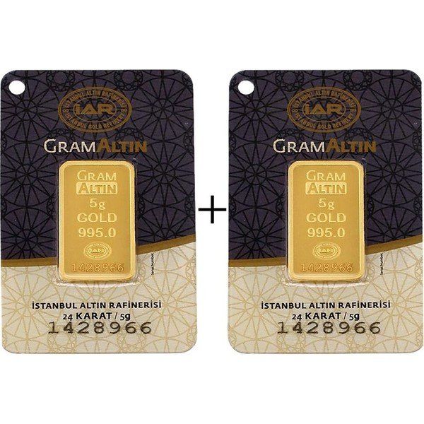2X5 gr 24 Ayar Külçe Altın