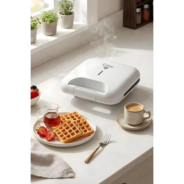 Kiwi KSM-2405W Beyaz Waffle Makinesi