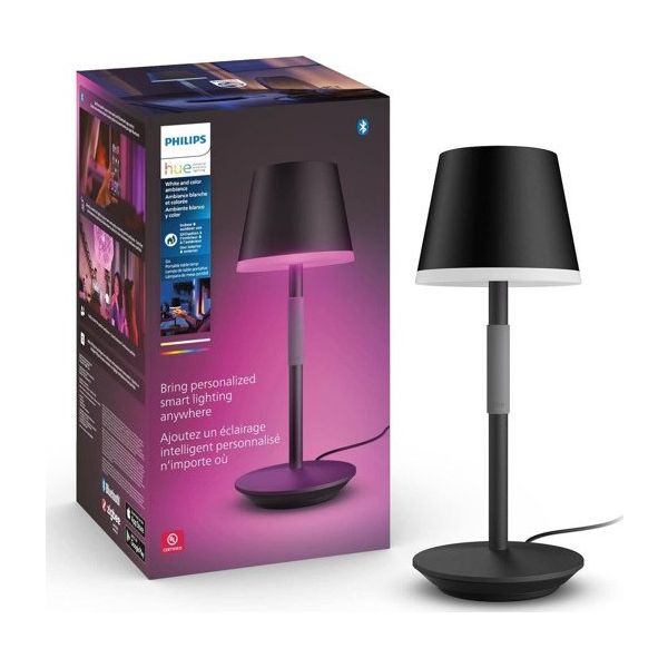Philips Hue GO Belle Siyah Taşınabilir Masa Lambası