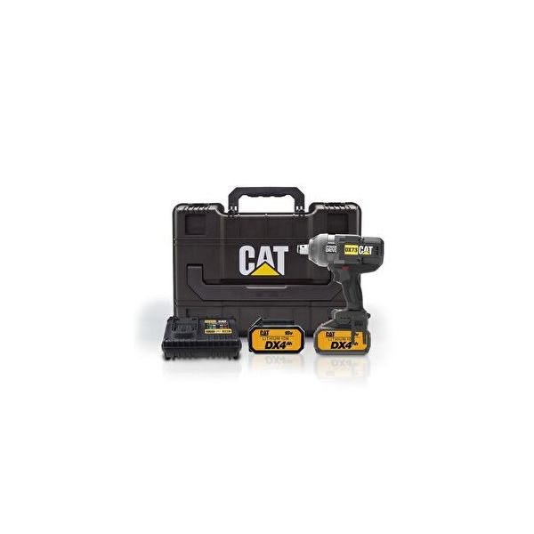 Cat Dx73 18Volt 4.0 Ah. Çift Akülü 1700/2100Nm Kömürsüz Profesyonel Şarjlı Somun Sıkma