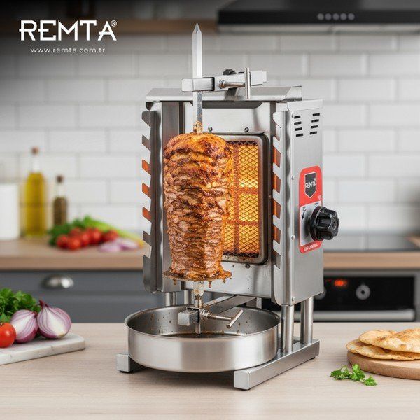 Remta D02(S) 1 Radyanlı Ev Tipi Gazlı CE Belgeli Döner Ocağı