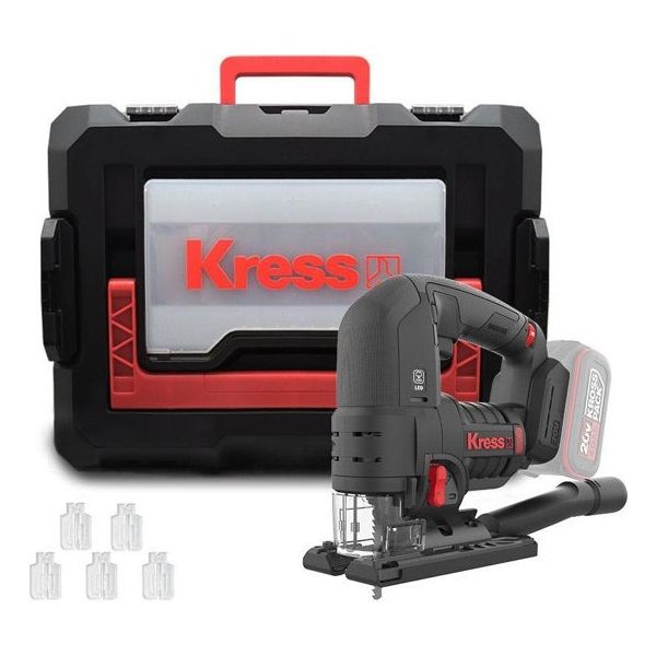 KRESS KUE26.91 20 Volt Aküsüz Kömürsüz Devir Ayarlı Şarjlı Dekupaj Testere