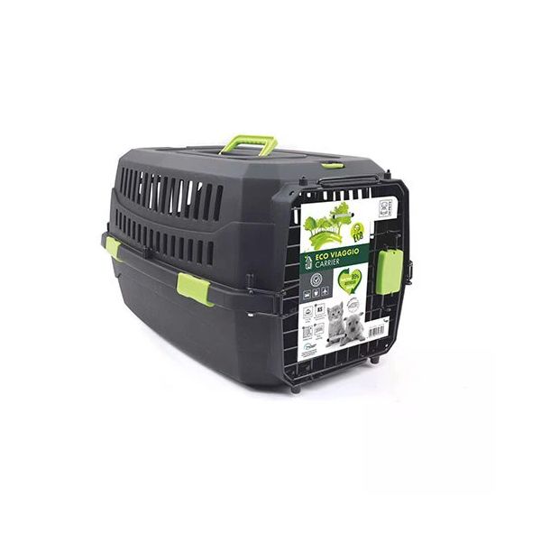 M-Pets Eco Viaggio Carrier Iata 48.3x32x25.4 cm XS Siyah Kedi ve Köpek Taşıma Çantası