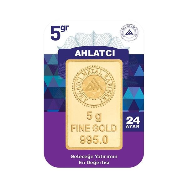 5 gr 24 Ayar Külçe Altın