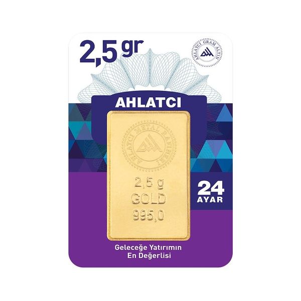 2.5 gr 24 Ayar Külçe Altın