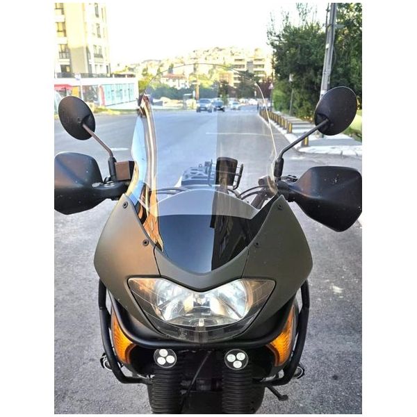 Motocam Honda Transalp XL 650 2000 2008 Model Uyumlu 54 cm Şeffaf Renkli 4 mm Ön Cam Siperlik