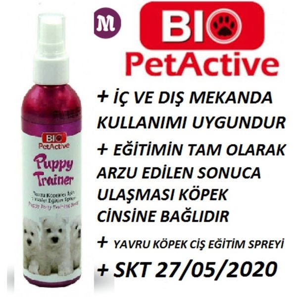 Bio PetActive Puppy Trainer 100 ml Yavru Köpek Çiş Spreyi