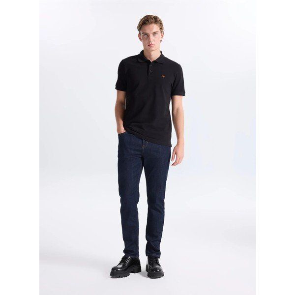 Mustang SLIM-1872 Vegas Lacivert Slim Fit Erkek Kot Pantolon