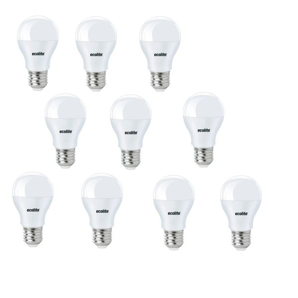 Ecolite E27 Duylu 1055 Lümen 10 Adet 11W Günışığı 3000K Led Ampul