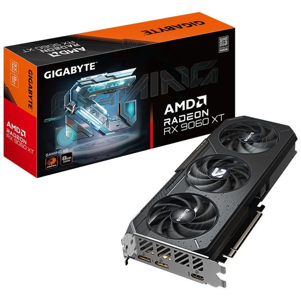 Gigabyte Radeon RX 9060 XT Gaming GV-R9060XTGAMING-8GD 8GB GDDR6 Ekran Kartı