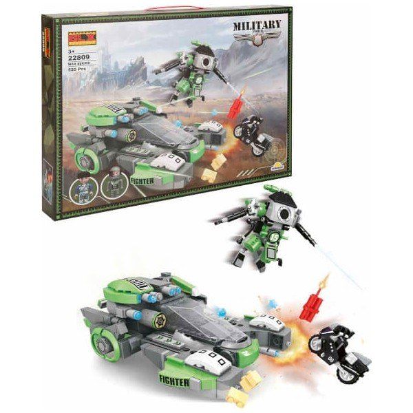 BLX 22809 War Uzay Aracı Robot ve Motosiklet