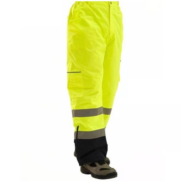 Izrasa ProLine 300D Oxford Sarı Çift Renkli Reflektörlü Pantolon