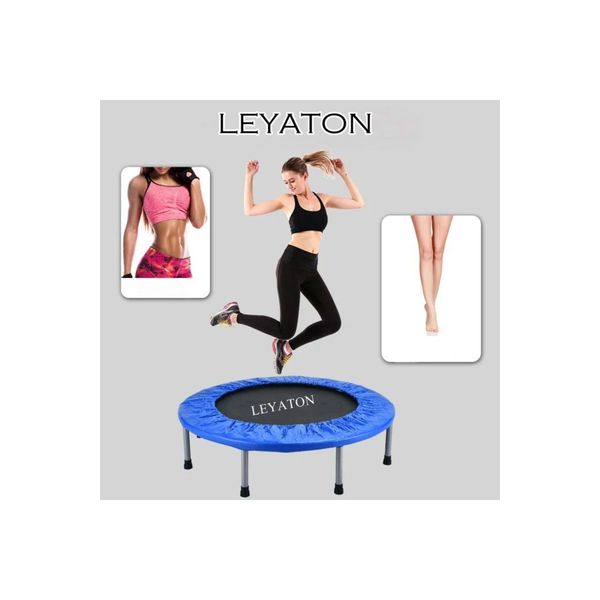 Leyaton 102 cm 40 inç Mavi Deluxe Trambolin