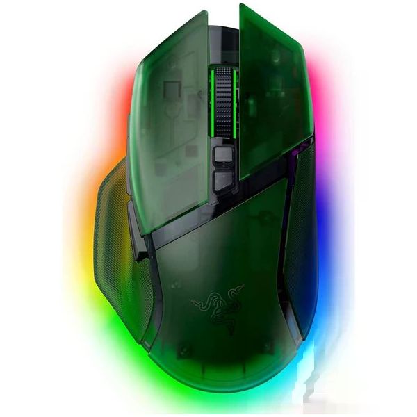 Razer Basilisk V3 Pro 35K RZ01-05240300-R3G1 Phantom Yeşil Optik Kablosuz Gaming Mouse