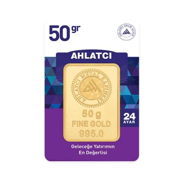 50 gr 24 Ayar Külçe Altın