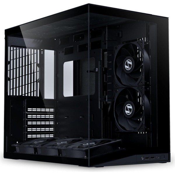 Lian Li O11 Dynamic Mini V2 Flow G99.O11DMIV2FX.00 Fanlı Siyah ATX Gaming Bilgisayar Kasası