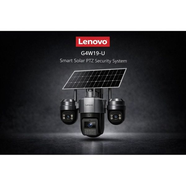 Lenovo G4W19 360° 4K 9 MP 4G Sim Kart Destekli Dış Mekan Güvenlik Kamerası