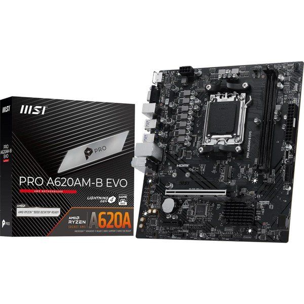 MSI Pro A620AM-B Evo DDR5 AMD AM5 Micro ATX Anakart
