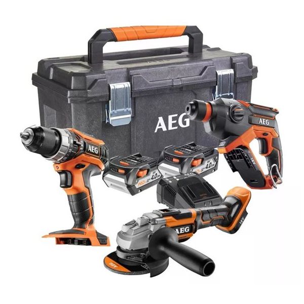 AEG JP18L3-402TB Akülü Kombo 3'Lü Set Profesyonel